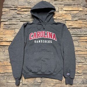 South Carolina Gamecocks Hoodie Sweatshirt Womens Small Gray College Pullover